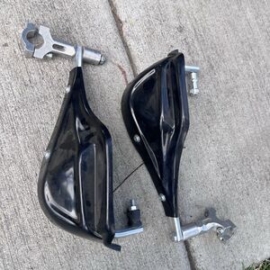 Moose Racing Black 2 Deflector Handguard Pair Set Off-road Motorcycle